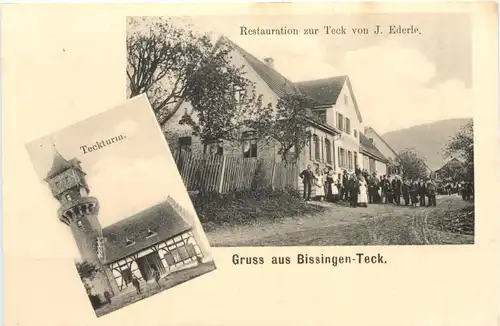 Gruss aus Bissingen - Teck - Restauration zur Teck -702054