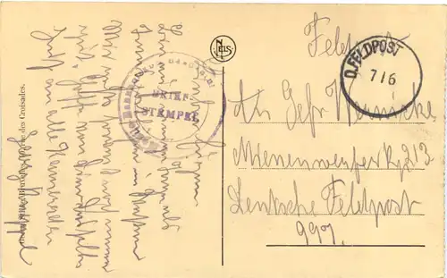 Charleroi - Entree de la Ville - Feldpost -702288