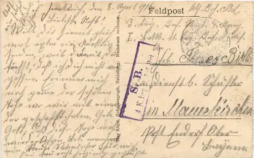 Gesnes - Feldpost -702190