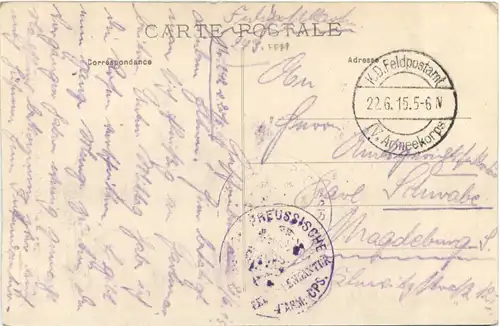 Henin-Lietard - Mines de Drocourt - Feldpost -702316