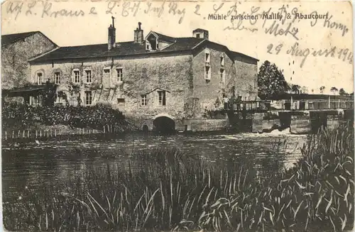 Mühl zwischen Mally & Abaucourt - Feldpost -702300