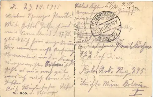 Bourgogne Kirche - Feldpost -702572