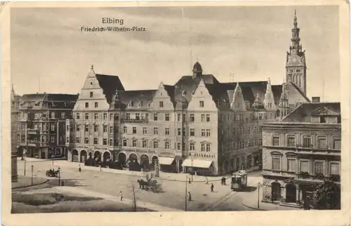 Elbing - Friedrich Wilhelm Platz - Feldpost -702592
