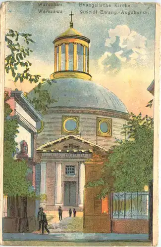 Warszawa Warschau - Evangelische Kirche -702598