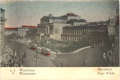 Warschau - Warszawa - Opernhaus -702602