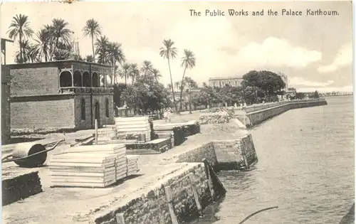 Karthoum - The Public Works and the Palace -702622