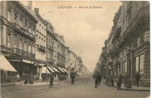 Louvain - Rue de la Station - Feldpost -702668