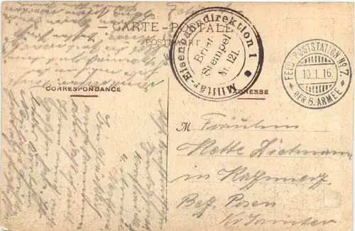 Louvain - Rue de la Station - Feldpost -702668