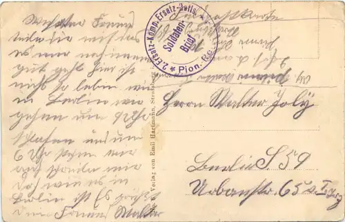 Strassburg - Goldgiessen - Feldpost -702666