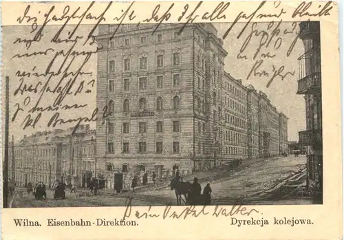 Wilna - Eisenbahn Direktion - Feldpost -702540