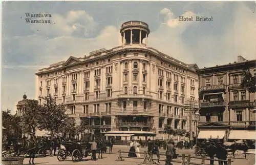 Warschau - Warszawa - Hotel Bristol- Feldpost -702908