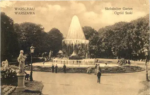 Warschau - Warszawa - Sächsischer Garten - Feldpost -702918