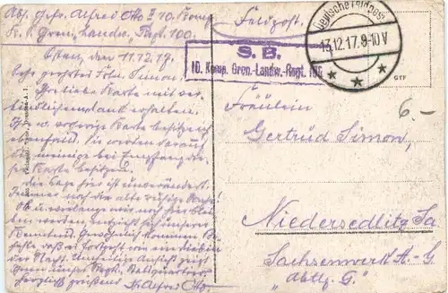 Früherer russischer Gutshof - Feldpost -702840