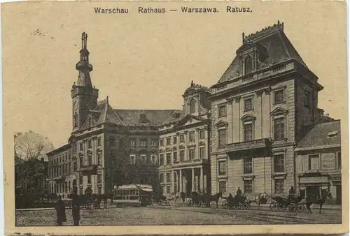 Warschau - Warszawa - Rathaus - Feldpost -702920