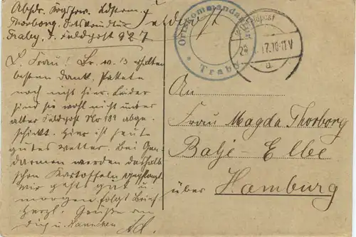 Warschau - Warszawa - Rathaus - Feldpost -702920