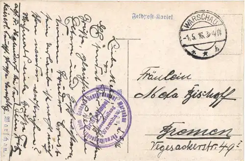 Warszawa - Plac Krasinskich - Feldpost -702960
