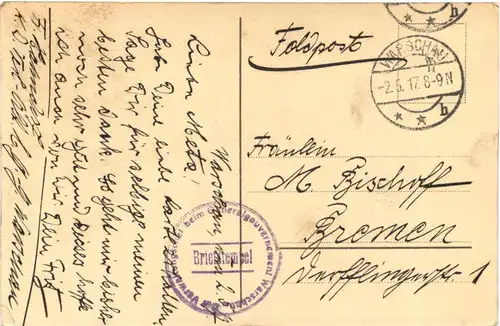 Warszawa - Warschau - Der königl. Palais im Lazienkipark - Feldpost -702964