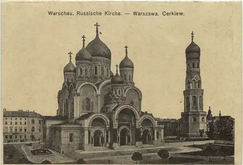 Warschau - Warszawa - Russische Kirche - Feldpost -703038