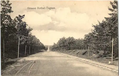 Strasse Rethel - Tagnon - Feldpost -703112