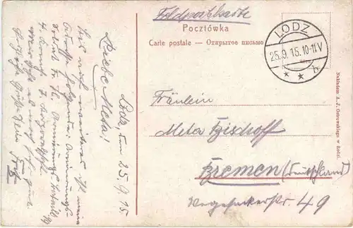 Lodz - Ogolny widok - Feldpost -703020