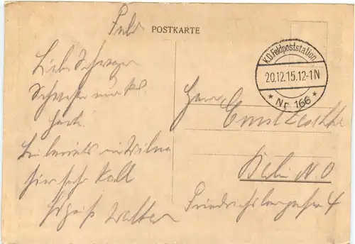 Wilna - Kathedral Platz - Feldpost -703146