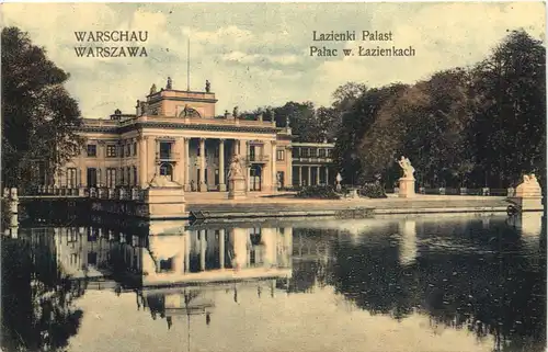 Warschau - Warszawa - Lazienki Palast - Feldpost -703104