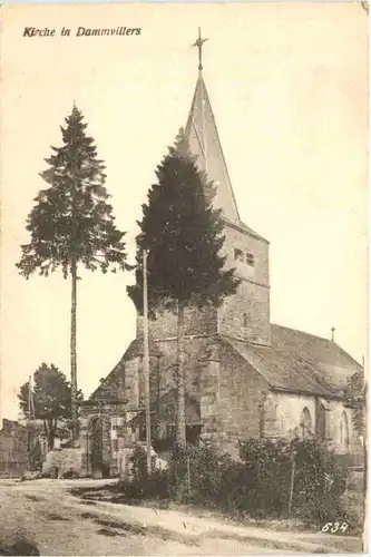 Kirche in Dammvillers - Feldpost -703120