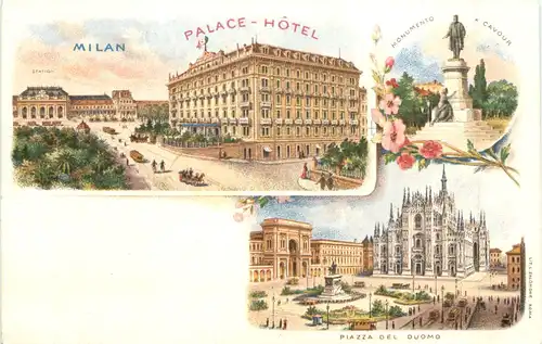 Milano - Palace Hotel - Litho -703242