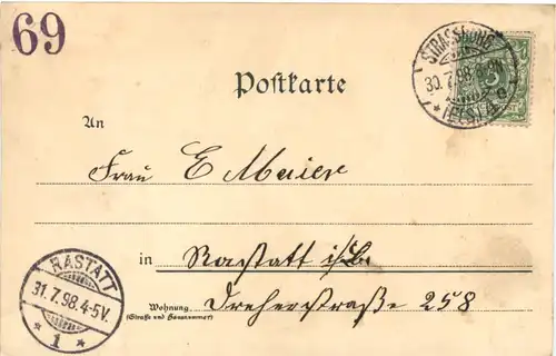 Gruss aus Strassburg - Litho -703298