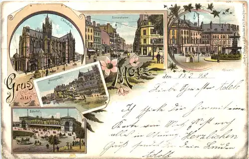 Gruss aus Metz - Litho -703348