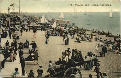 Southsea - The Parade and Beach -703236