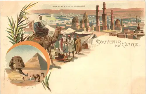 Souvenir du Caire - Litho -703392