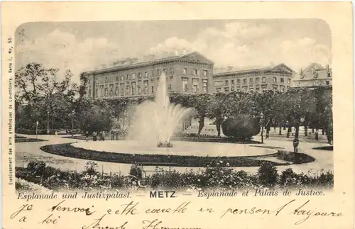 Metz - Esplanade und Justizpalast -703536