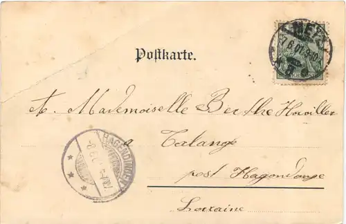 Metz - Esplanade und Justizpalast -703536