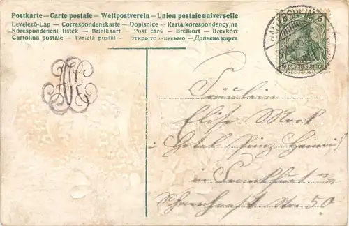 Jaherszahl 1906 - Prägekarte -703832