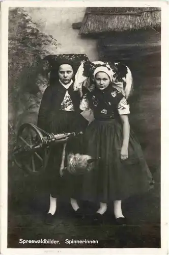 Spreewaldbilder - Spinnerinnen -703888
