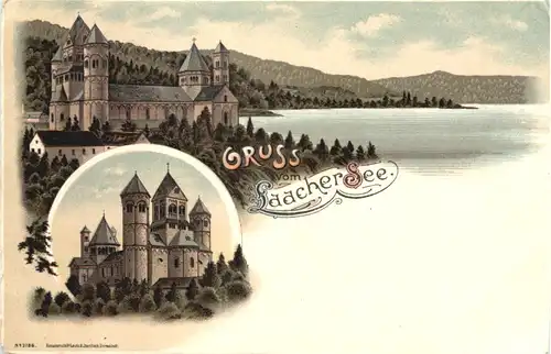 Gruss vom Laacher See - Litho -703948