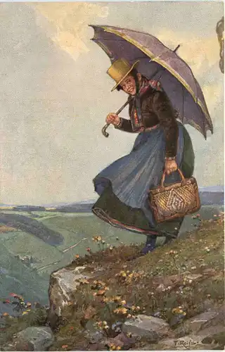 Künstler Ak Fr. Reiss - Schwarzwädler Leben -703886