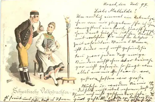 Schwäbische Volkstrachten -704034