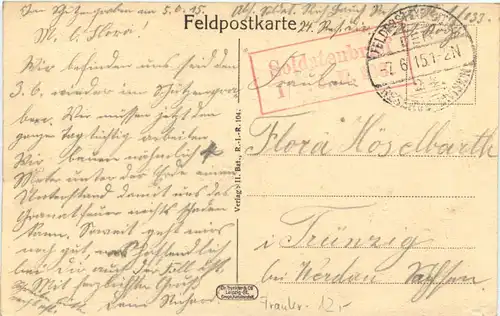 Mühle St. Souplet - Feldpost -704202