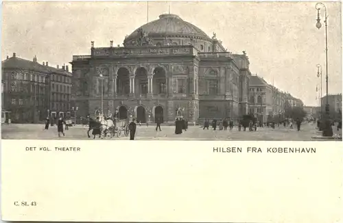 Hilsen fra Kobenhavn - Det Kgl Theater -704280