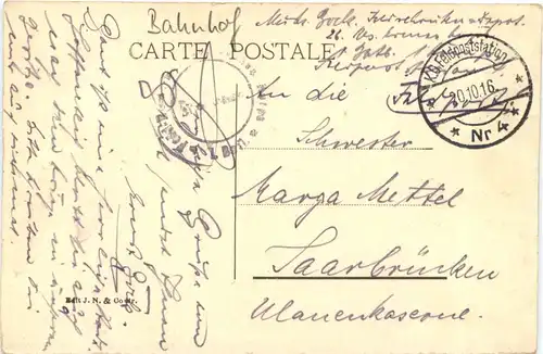 Gand - La Gare St. Pierre - Feldpost -704256