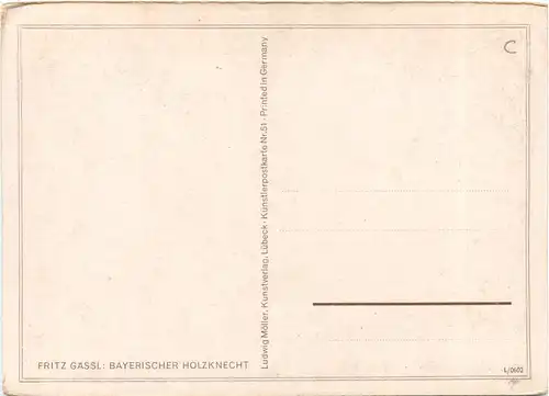 Künstler Ak Fritz Gässl - Tiroler Bauer -704060