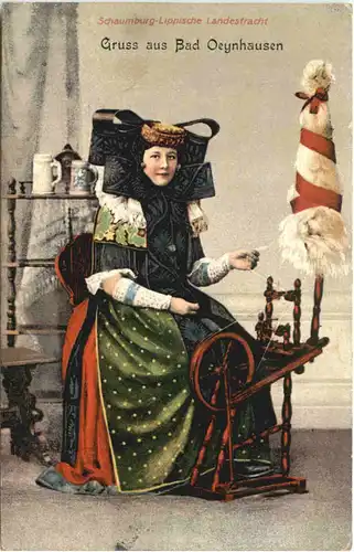 Gruss aus Bad Oeynhausen - Spinnrad -704244