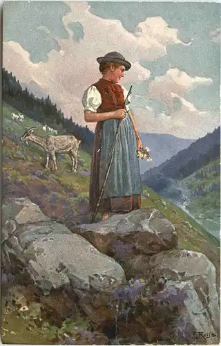 Künstler Ak Fr. Reiss - Schwarzwädler Leben -704250