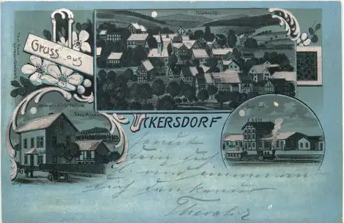 Gruss aus Uckersdorf - Litho - Herborn -704344