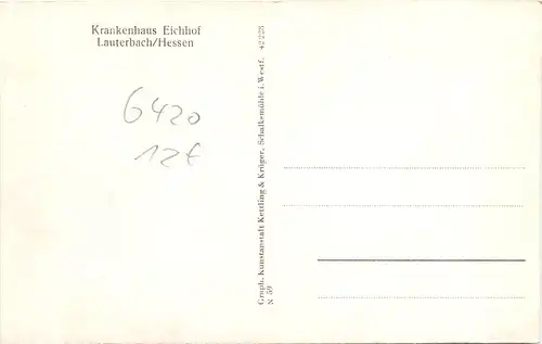 Lauterbach Hessen - Krankenhaus Eichhof -704474