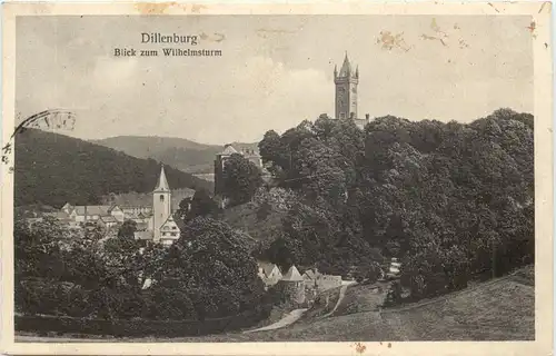 Dillenburg - Blick zum Wilehmsturm -704398