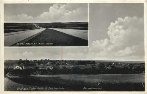 Reichsautobahn bei Nieder-Mörlen - Bad Nauheim -704644