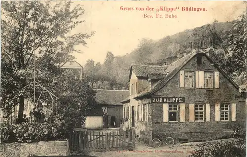 Büdingen - Gruss von der Klippe -704728